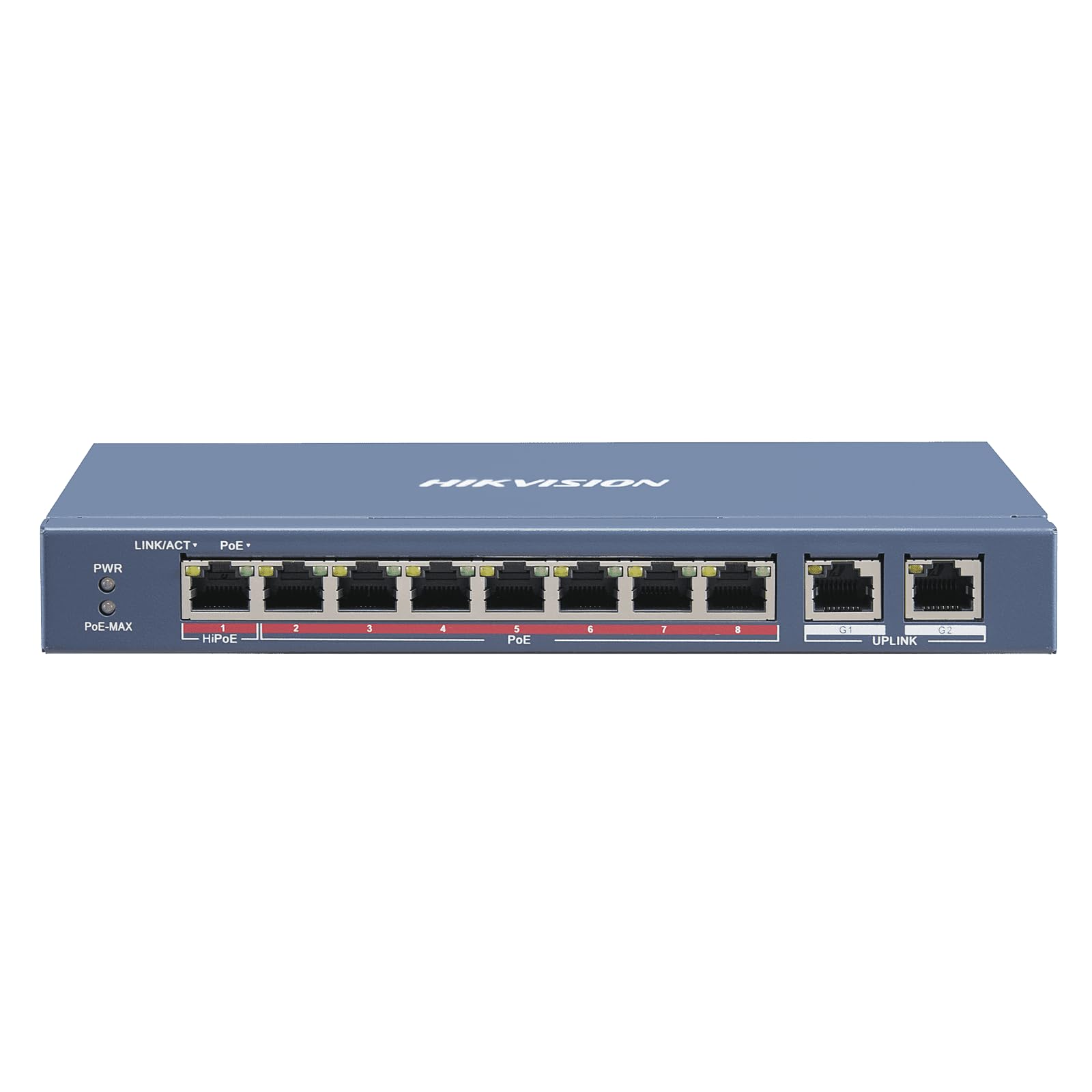Hikvision Digital Technology DS-3E0310HP-E switch di rete Non gestito Fast Ethernet (10/100) Supporto Power over Ethernet (PoE) Blu