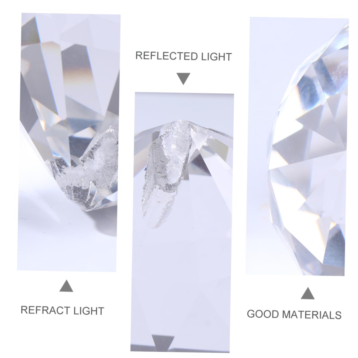 GALPADA Crystal Chandelier Pendant Balls Transparent Light Refraction Ornaments for Home Decor Multi DIY Craft Accessories for Weddings and Living Spaces