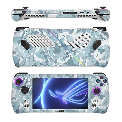 Image of MightySkins Glossy Glitter Skin Compatible with Asus ROG Ally - Arctic Camouflage | Protective, Durable High-Gloss Glitter Finish | Easy to Apply