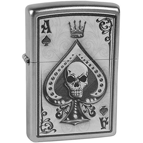 Zippo Ace Lighters (Satin Chrome)