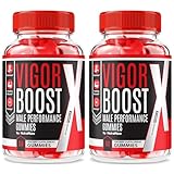 (2 Pack) Vigor Boost X - Vigor BoostX Performance Gummies For Men, Official VigorBoost X Male, VigorBoostX Gummys For Energy Levels and Performance, Official Vigor Boost X Review (120 Gummies)