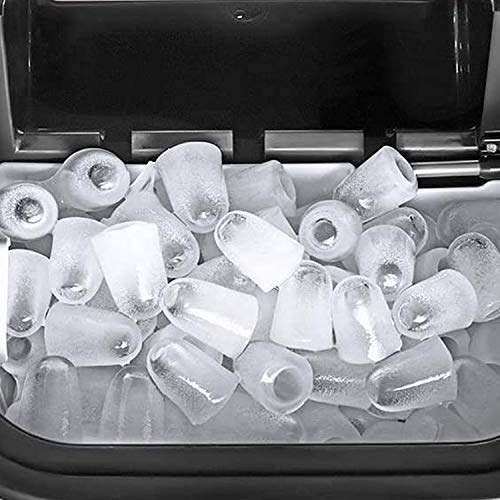 VINGO Eiswürfelmaschine Edelstahl, Eismaschine mit Kompressor, 12 kg 24 h, 6 Minuten Produktionszeit, 3 Würfelgrößen, 2… – Bild 6