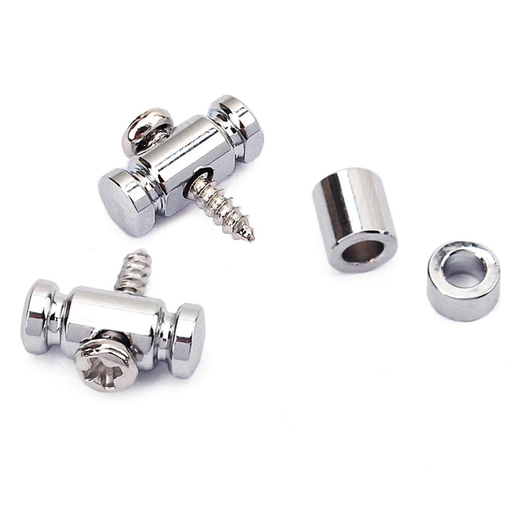 CLUB BOLLYWOOD® 2Pc Guitar Roller String Guide Tree Retainer Guitar Replacements DIY Chrome|Musical Instruments & Gear | Guitars & Basses | Parts & Accessories |2 Pieces String Guide-image-23