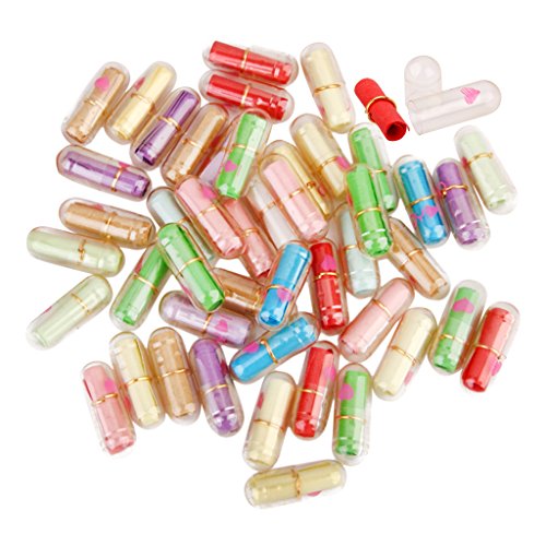 50pcs Transparente Impresion Del Corazon