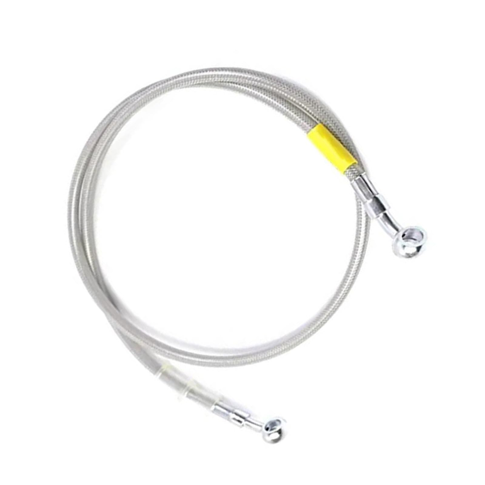 Shqxd Silver Hydraulic Brake Hose For Kawasaki For Y-Amaha For H-Onda Motorcycle Universal Racing Hydraulic Brake Line Tube Pipe Motorbike Braided Oil Hoses 28 Degre Lengh10cm-500Cm(400Cm)