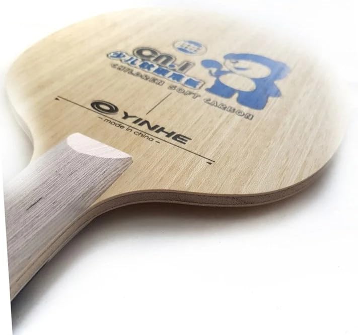 Yinhe CN-1 Childrens Soft Carbon Table Tennis Blade, Small Handle, Lightweight, Stable Blade, Kids Training and Match Play, ~75Grams 2