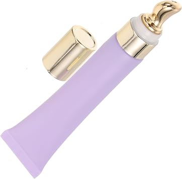FOMIYES Refillable Eye Cream Tube with Stainless Steel Roller Head Portable Empty Cosmetic Dispenser Container for under Eye Serum and Essential Oil Travel Size
