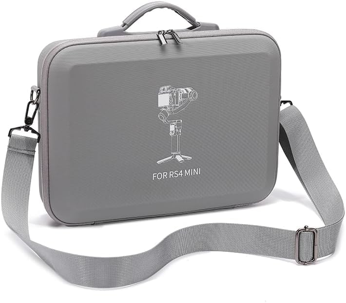 STELA Storage Case for DJI RS 4 Mini, Anti-Shock and Dustproof PU Leather Portable Carrying Bag Travel Bag