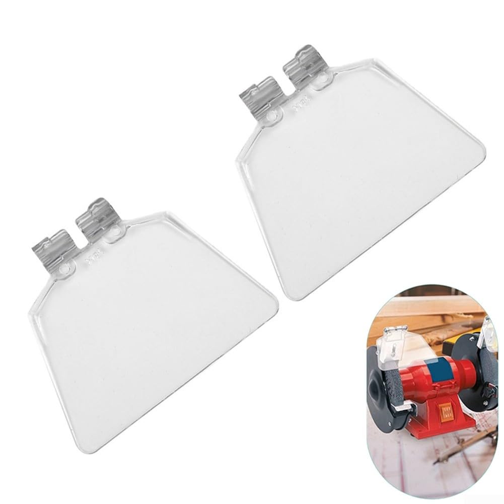 Protectores oculares para amoladora de banco, 2 transparentes ABS