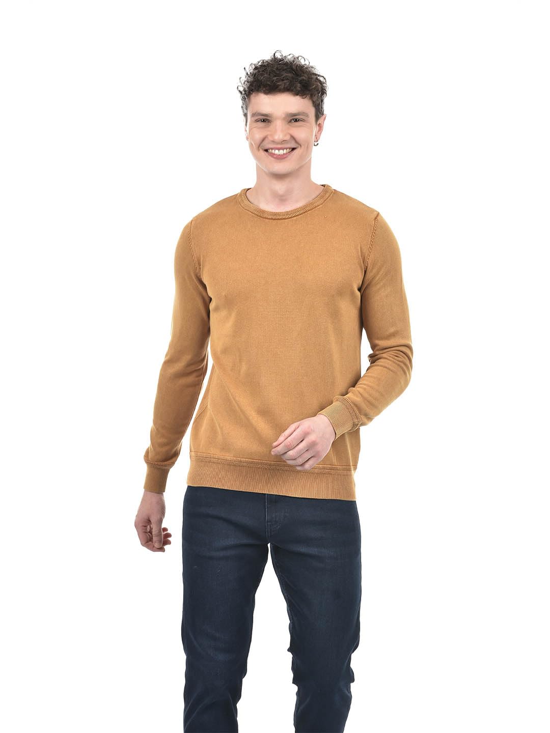 aagain Men Premium Brown Crewneck Sweater-picture-40