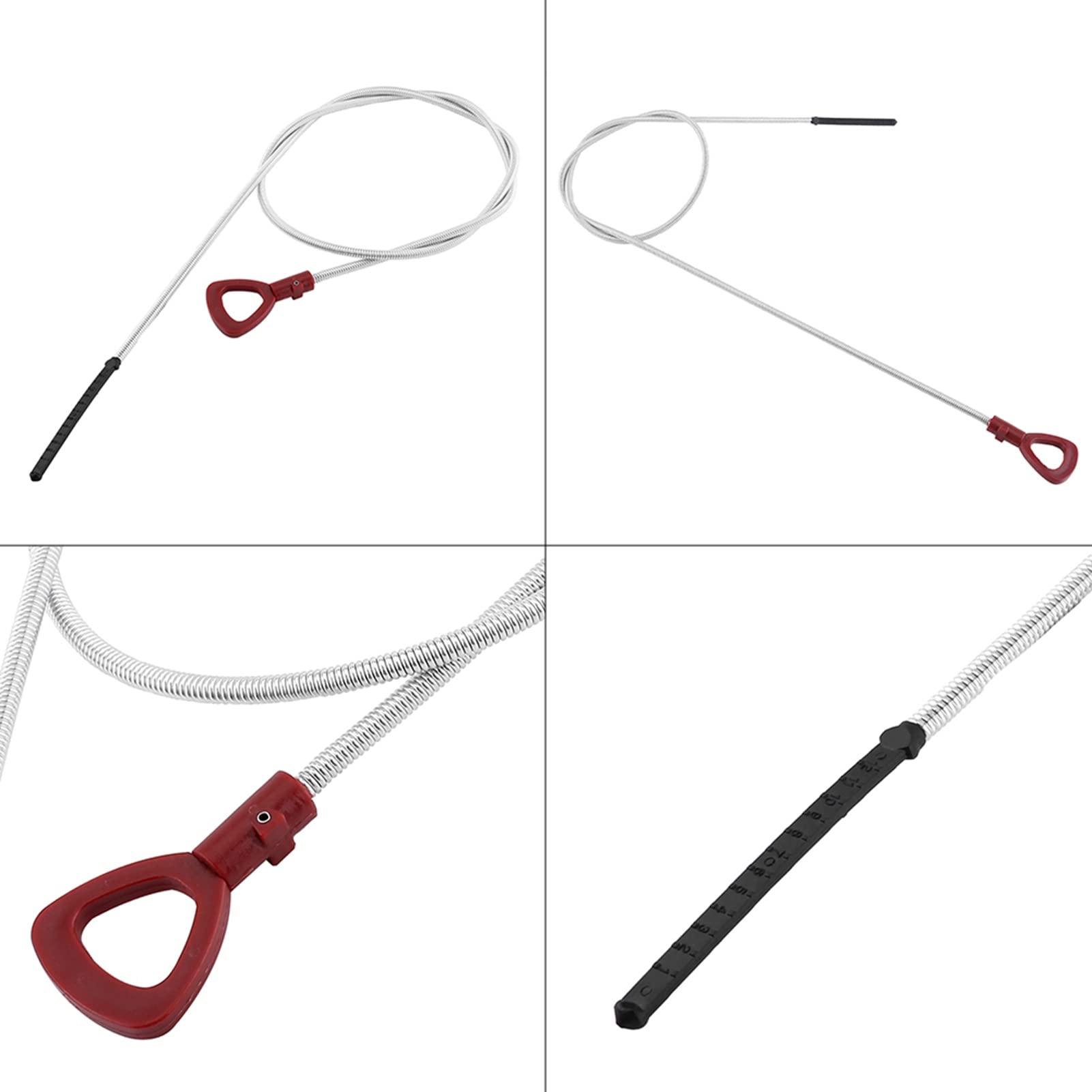 Astina di Livello del Fluido, Asta di Livello del Cambio Automatico da 120 Cm, Asta di Livello del Cambio Compatibile con W210 W211 Classe E W202 W203 W204 Classe C W168 W169