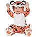 Amscan - Baby-Kostüm tapsender Tiger, Overall, Kapuze, Füßlinge, Kleinkinder, Tier, Karneval, Mottoparty