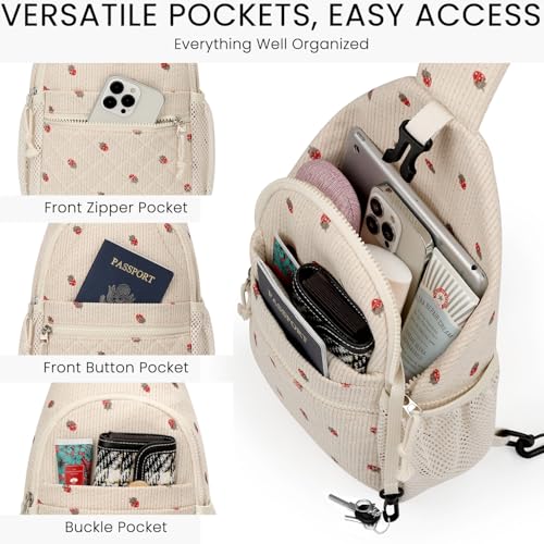 Image of Vankor Small Crossbody Purses Bags for Women Men Travel, Chest Sling Bag Women Casual Cross Body Bag for Woman Sling Backpack