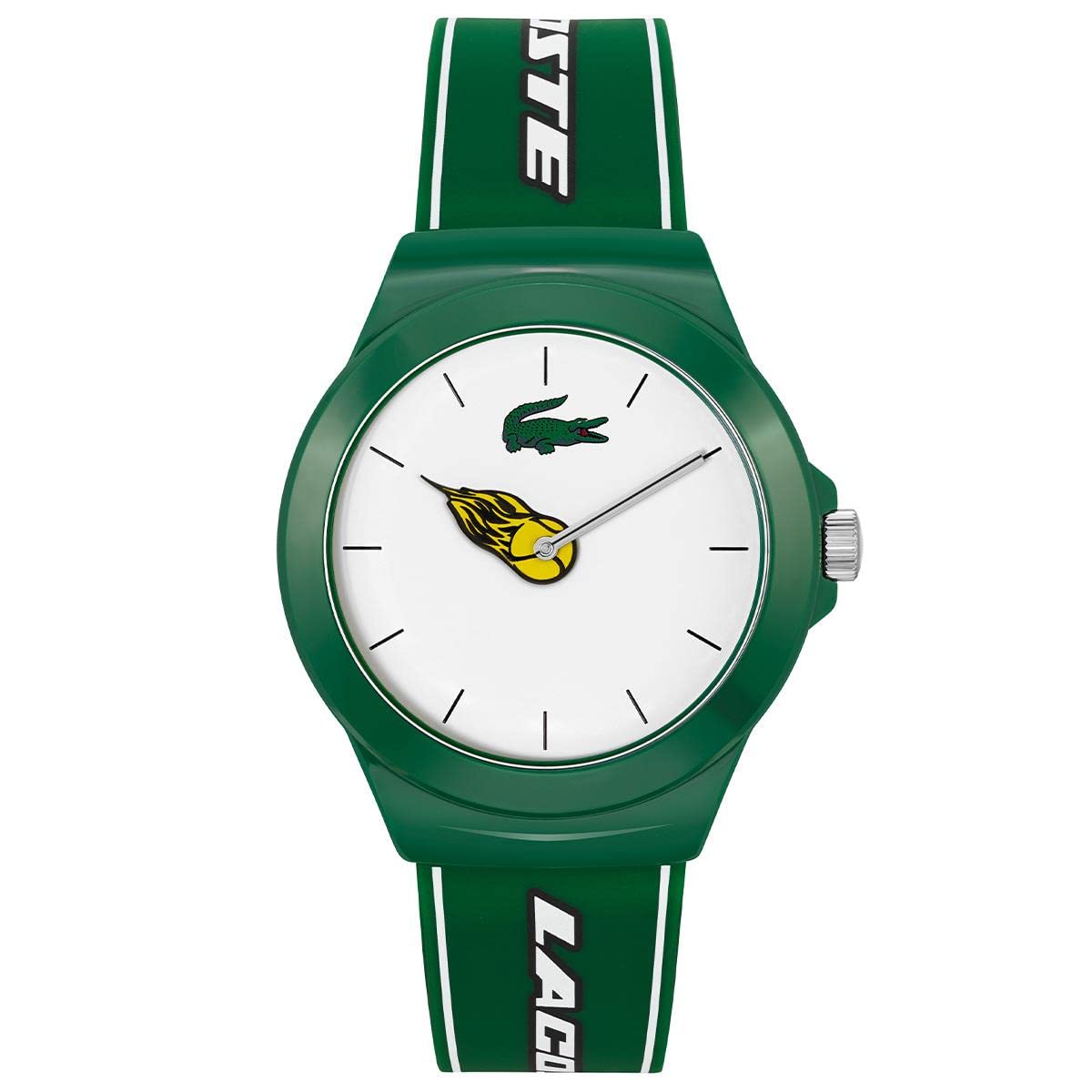 Lacoste NEOCROC Women Watch, Analog WHITE / GREEN