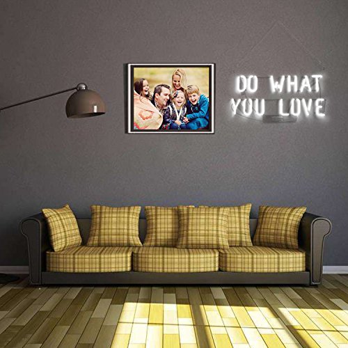 Neon Sign Do What You Love, Neon Light Sign with Real Neon Glass, Cool Wall Hanging Light for Bedroom, Neon Light Sign with Inspiring Words, Decorative Light for Room Decor, Holidays, Or Events - Thumbnail 3