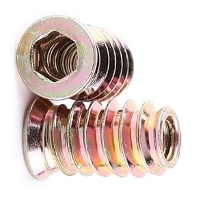 Wakects M6 Einschraubmutter für Holzmöbel