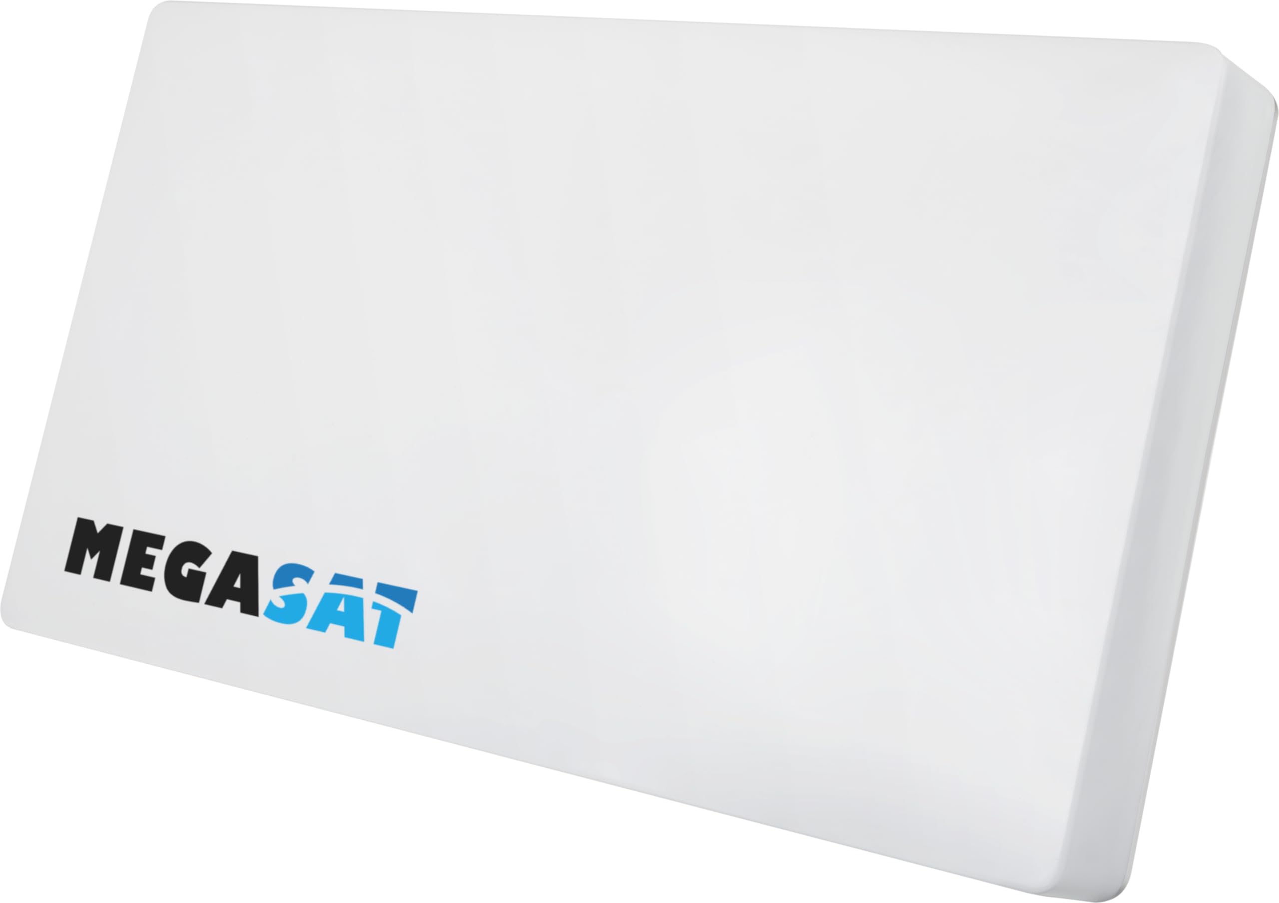 Megasat Flachantenne D1 Profi-Line Sat-Antenne 1 Teilnehmer Weiß Wechselbares LNB
