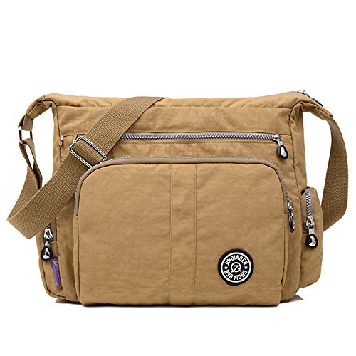 Foino Bolsos de Moda Impermeable Bolso Bandolera Mujer Bolso Escolares Ligero Bolsas de Viaje Bolsos Casual Tablet Bolsas de Deporte para Sport Cover