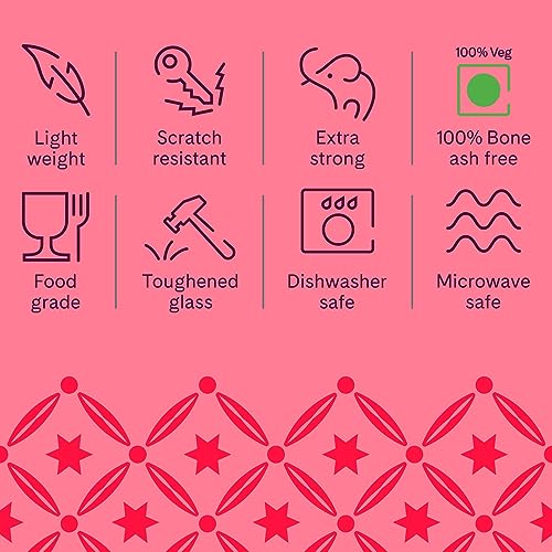 Image of Larah by BOROSIL Ocean Opalware Cup and Saucer Set of 12 pcs | Tea /Coffee Cups 90 ml | Microwave & Dishwasher Safe | Bone-Ash Free | Crockery Set Ideal for Daily Use & Gifting, White