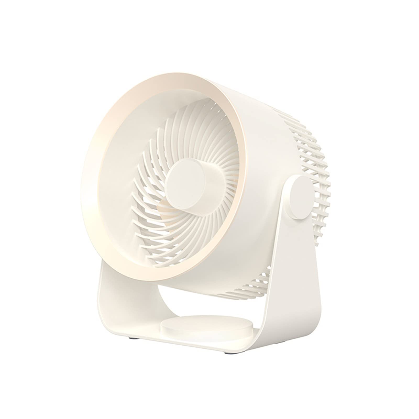 TAZIZI Electric Ventilator 4000mAh Wall Mounted Air Circulator Fan 3 Speeds Rechargeable Portable for Room Air Circulator Quiet