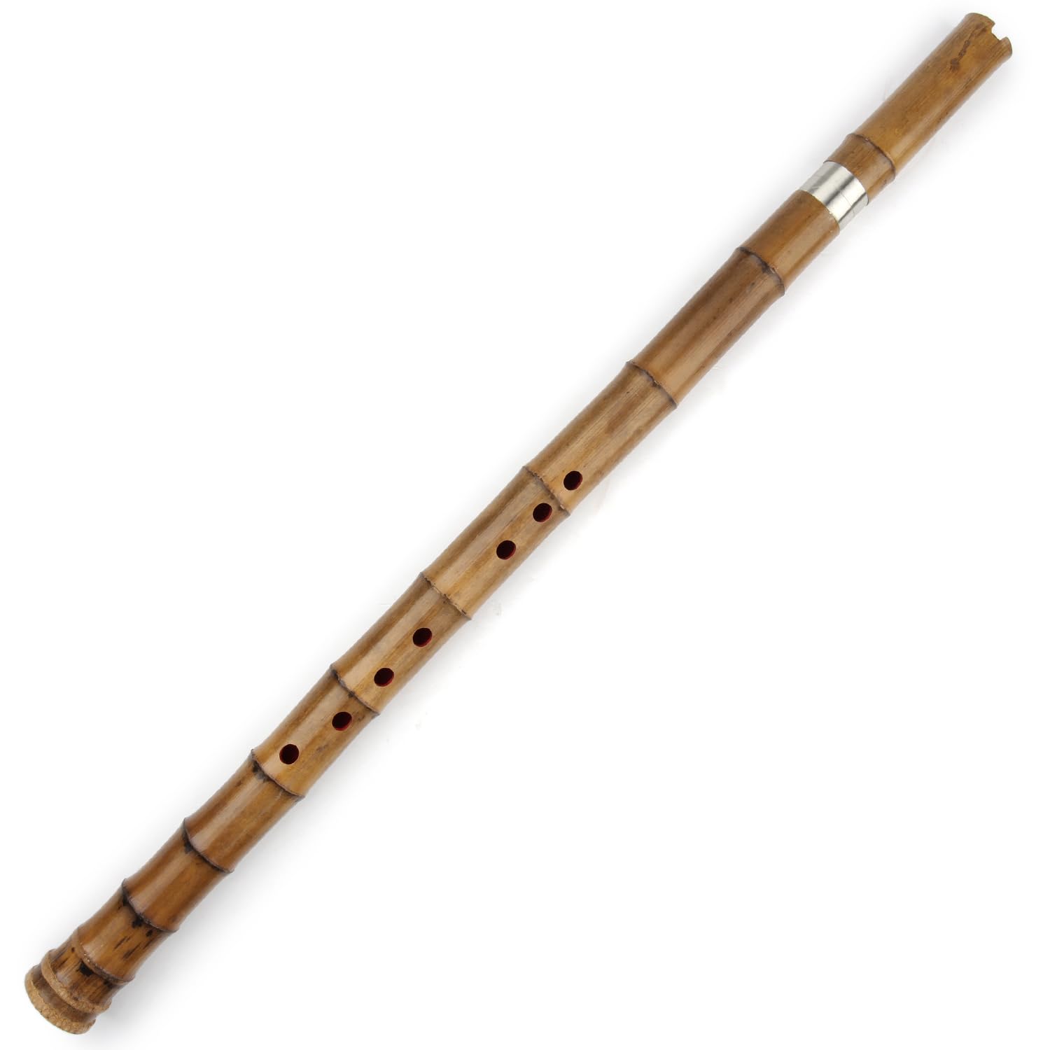 Traditionelle Musikinstrument GF Schlüssel 8 Löcher natur Bambus Flöte Xiao genannt G Key natur