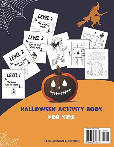 I SPY HALLOWEEN Activity BOOK FOR KIDS Ages 6-10: A Scary Fun Activity Workbook to Celebrate Happy Halloween with a Variety Activities : Coloring, Sudoku, Mazes, Word Search and More! image 4