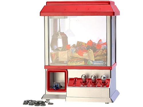 Preisvergleich Produktbild Playtastic Greifautomat: Batteriebetriebener Süßigkeitenautomat Candy Grabber (Süßigkeitenautomat mit Geldeinwurf, Candy Automat, Kinder Geschenkideen)