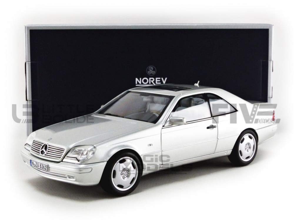 Amazon | ノレブ 1/18 メルセデスベンツ S600 クーペ 1998 シルバー 