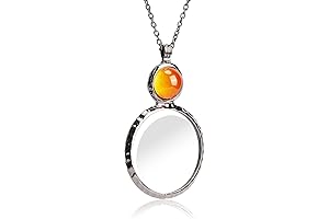 Jiulory Magnifying Glass Necklace: Empower Your Vision with Precision