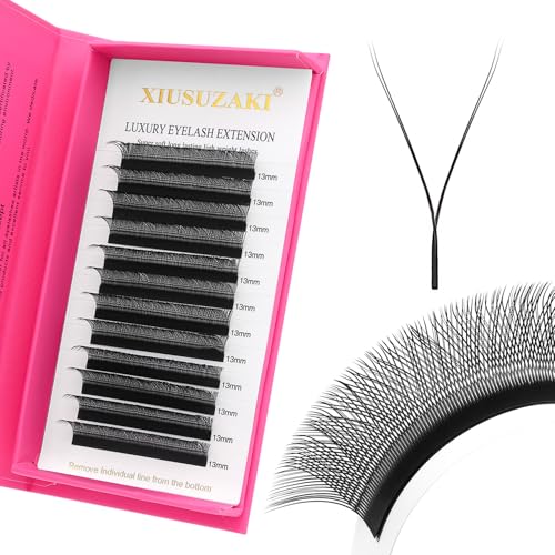 Lash Extensions YY Eyelash Extensions 0.07mm Thickness D Curl Lashes Mix 8-15mm YY Lashes Soft Lash Trays Pesta as Pelo a Pelo Natural Matte black False Eyelashes Individual Lashes(YY-0.07-D 8-15mm)