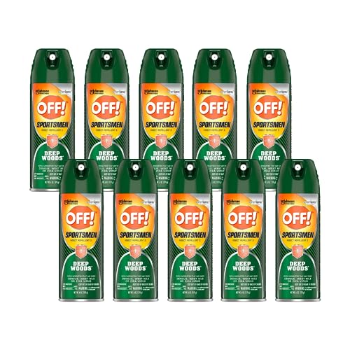 Off! Deep Woods Sportsman Insect Spray 6 Ounce (Pack of 10)