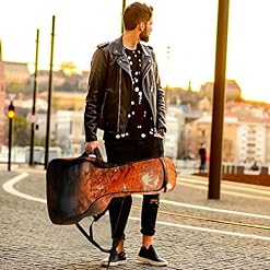 Housse de transport étanche pour guitare avec bandoulière réglable pour jeune garçon debout parmi les planètes… - Les Beatles, Paul McCartney, John Lennon, RIngo Starr, George Harrison Housse de transport étanche pour guitare avec bandoulière réglable pour jeune garçon debout parmi les planètes… – Image 6