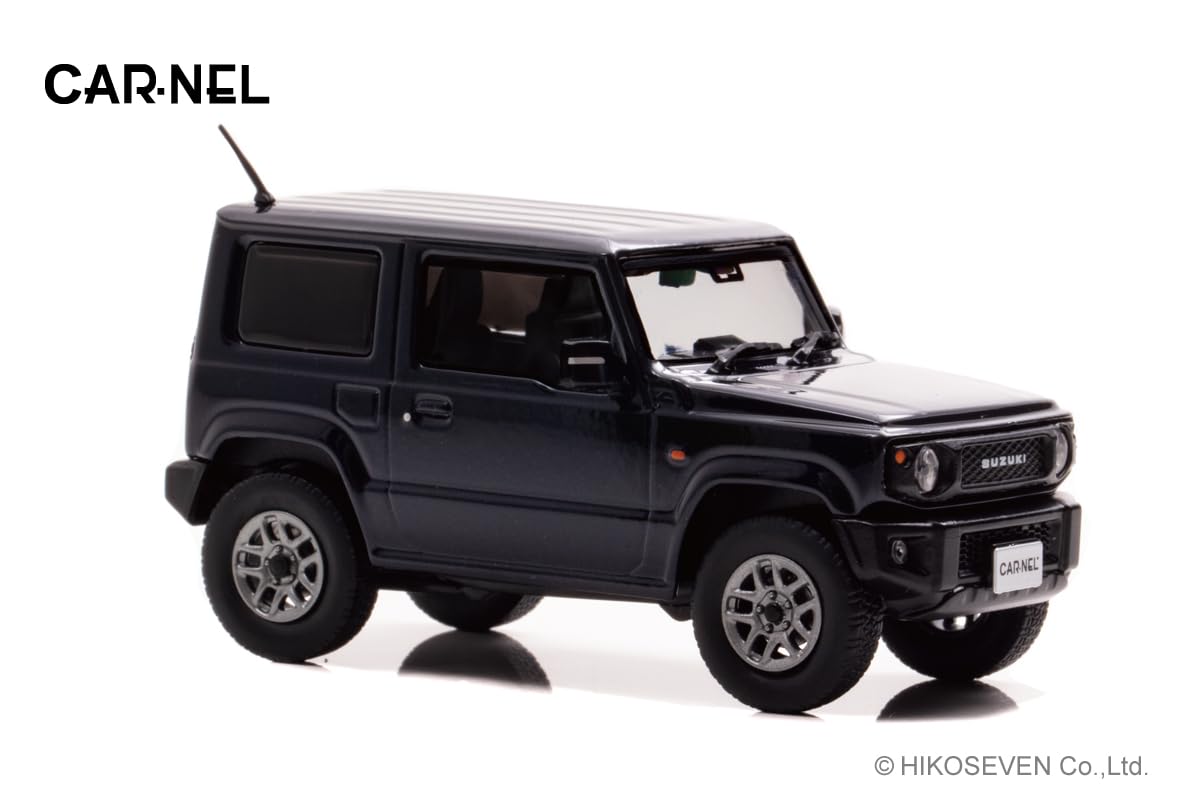 Amazon | CARNEL 1/43 スズキ ジムニー XC (JB64W) 2018 Bluish Black