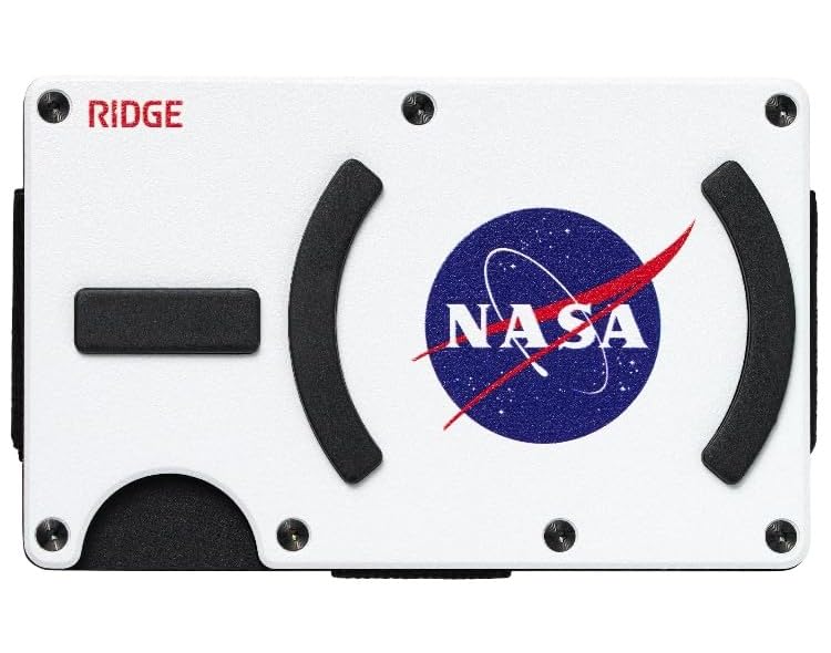 Ridge Wallet for Men - RFID Protected Card Holder with Cash Strap