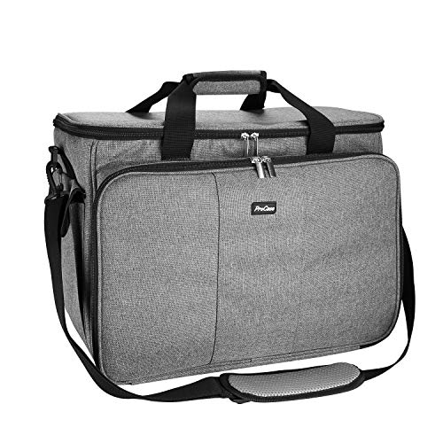 Hautton 裁縫収納バッグ 防水素材 透明ポケット ソーイングボックス 撥水ソフト 携帯便利 大人 学校用 家庭用 便利 -ブラック