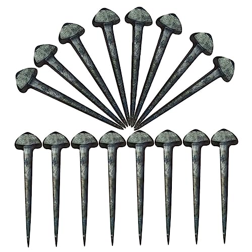 Abaodam 50Pcs Iron Horseshoe Nails Durable Wear Resistant Hoof Nails Compact Tool for Equestrian Needs Essential Equipment for Horse Lovers Replaceable Horse Accessories
