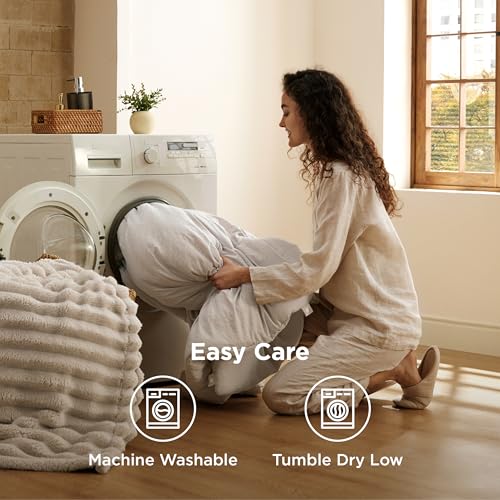 Image of Bedsure Full Comforter Set, Blush Pink Soft Prewashed Bedding for All Seasons, 3 Pieces GentleSoft Bed Set, 1 Lightweight Comforter (82 inchx86 inch) and 2 Pillowcases (20 inchx26 inch)