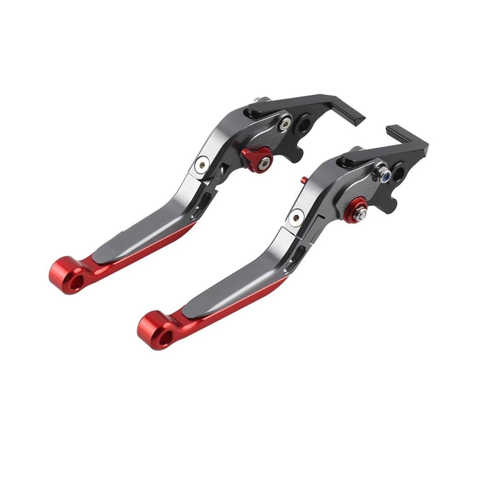 Hpzprpcew Titanium Red For Cfmoto 450Mt Mt450 450 Mt 2023 2024 Motorcycle Adjustable Brake Clutch Lever Anti-Fall Break Folding Cnc(Titanium Red)