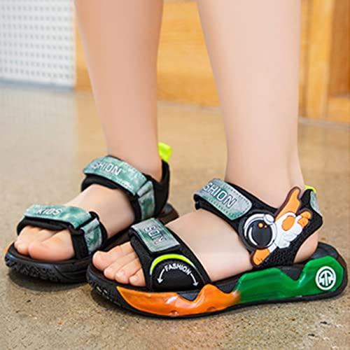 sfdgfhyf Little Boys Cartoon Shoes 3 to 12 Years Cartoon Sandals Summer Soft Sole Casual Shoes Children's Sports Beach4