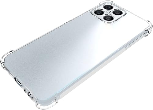 Miniatura 5 de Caso para Honor X8 Clear TPU Cuatro Esquinas Cubierta Protectora Transparente Suave Funda