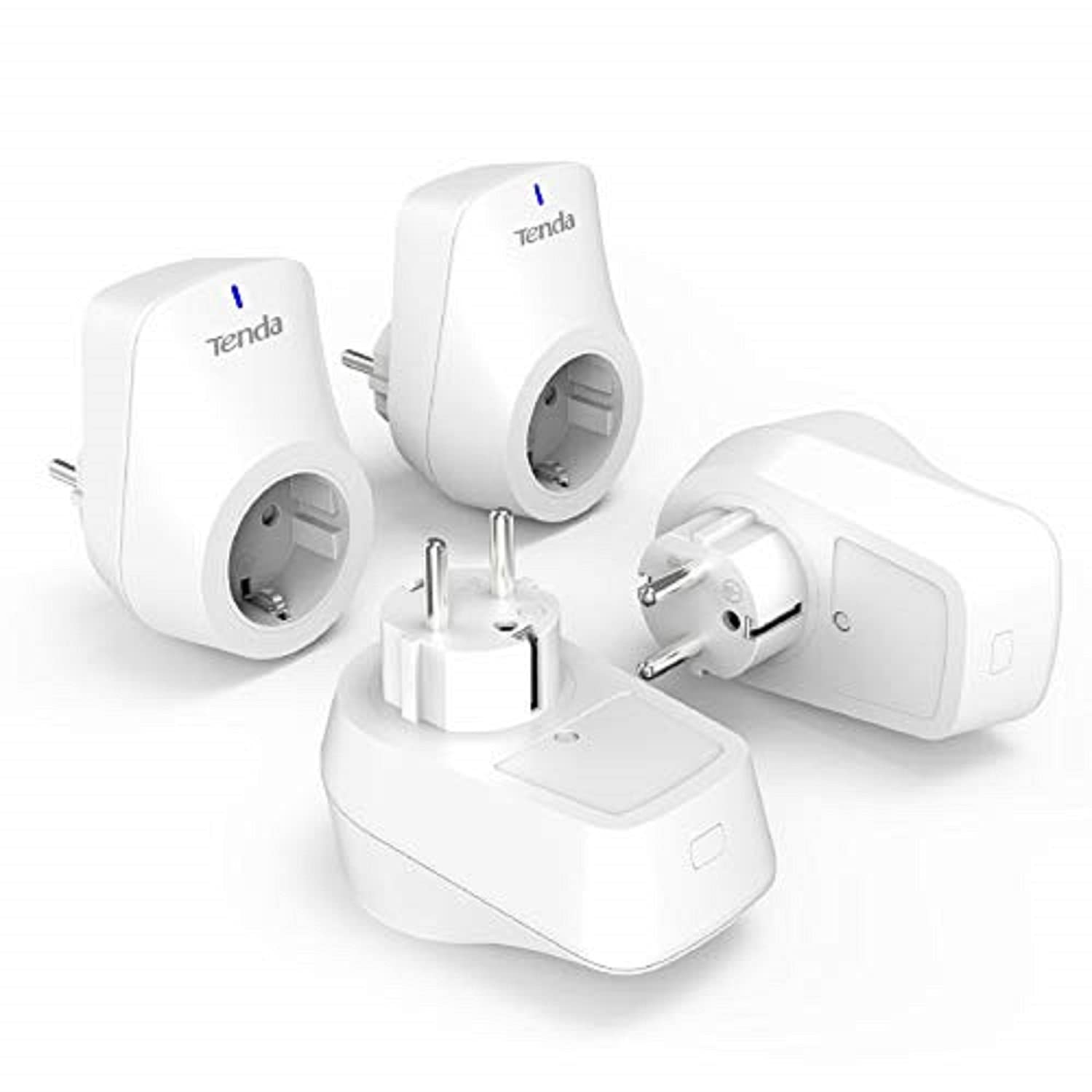 Tenda Tenda SP3 Enchufe WiFi Inteligente, Smart Plug Para Controlar sus Dispositivos desde Cualquier Lugar, Funciona con Amazon Alexa y Google Home Pack 4