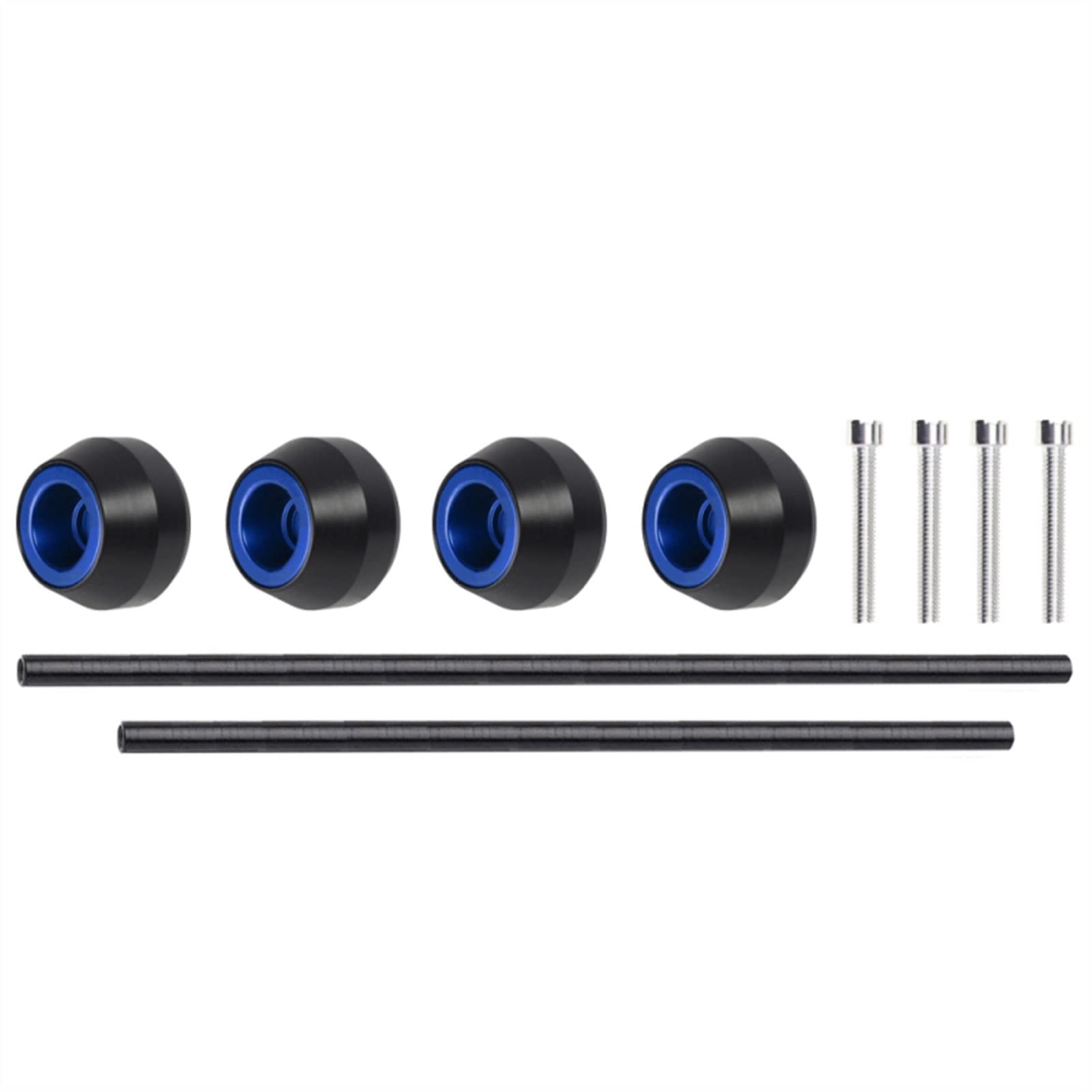 Kit anticaída Benelli TNT600 evita daños en eje de suspensión azul