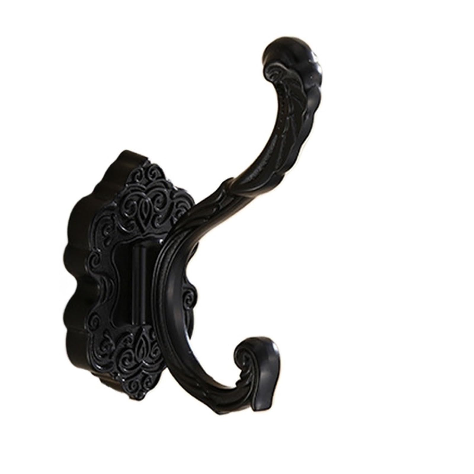 DVMSIEF Coat Hooks Bronze Color Wall Hooks& Racks,Clothes Hanger & Metal & Towel & Coat&Robe Hook.Bathroom Accessories(Black)
