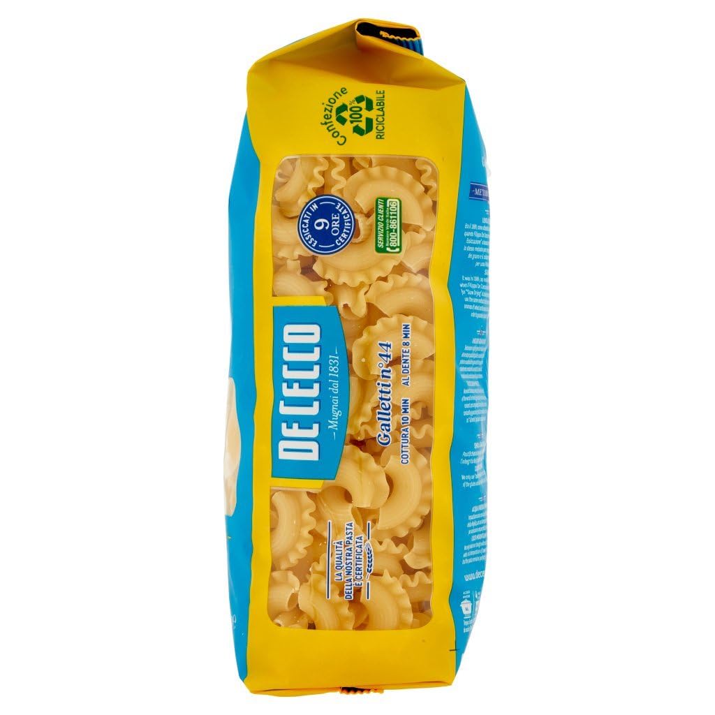 De Cecco Galletti N°44 500gr + Italian Gourmet Polpa 400g