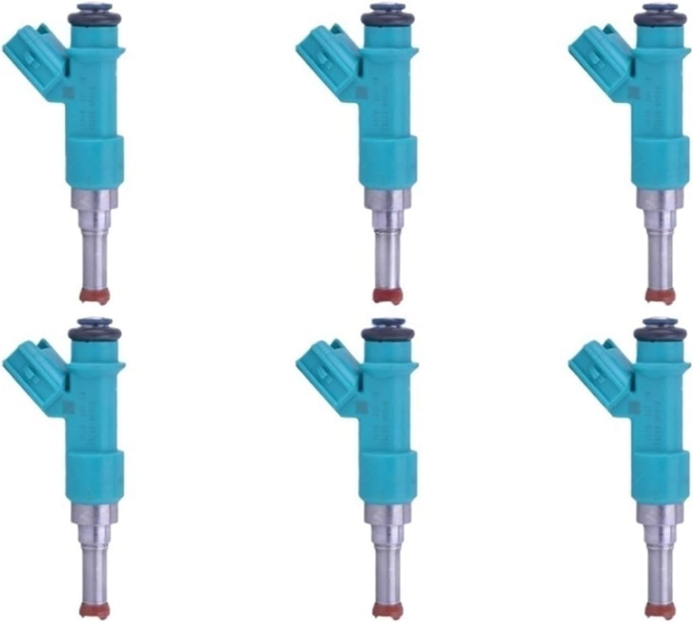 6 Pcs OEM 23250-0P010 Fuel Injector Compatible with Tacoma Tundra 1GRF Nozzle Assy Parts Injection 23209-31090 Direct Replacement Fuel Injection Valve Kit