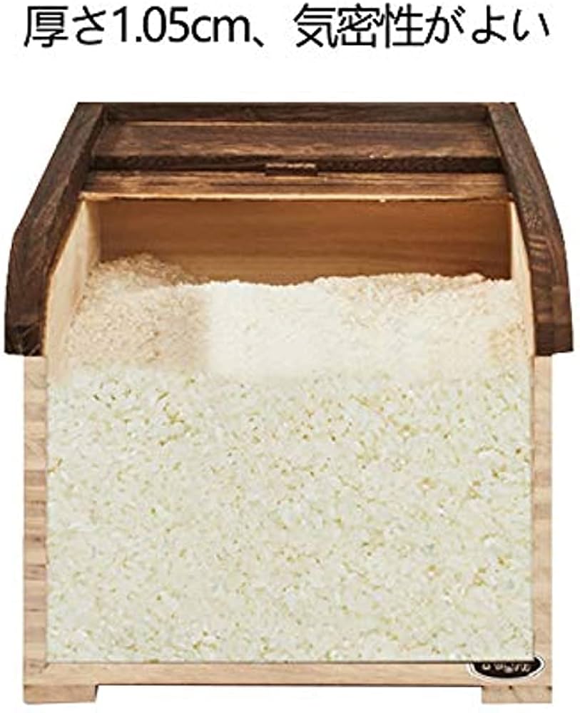 木製　桐　米びつ Amazon｜米びつ 桐 木製 米容器 保存容器 米櫃 枡付き 密閉 防虫