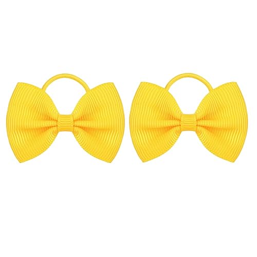 Miniatura 3 de Lazos elásticos de 2 pulgadas para el pelo de bebé y niña, lazo de cinta de grogrén con banda de goma, soportes para cola de caballo, accesorios