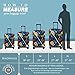 Explore Land Travel Luggage Cover Suitcase Protector Fits 31-32 Inch Case (Bon Voyage, XL)