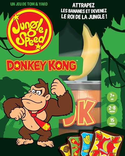 Asmodee Jungle Speed Donkey Kong, Fast Skill Game for Children and Adults Ages 8 and Up, 2 to 10 Players - Image 2