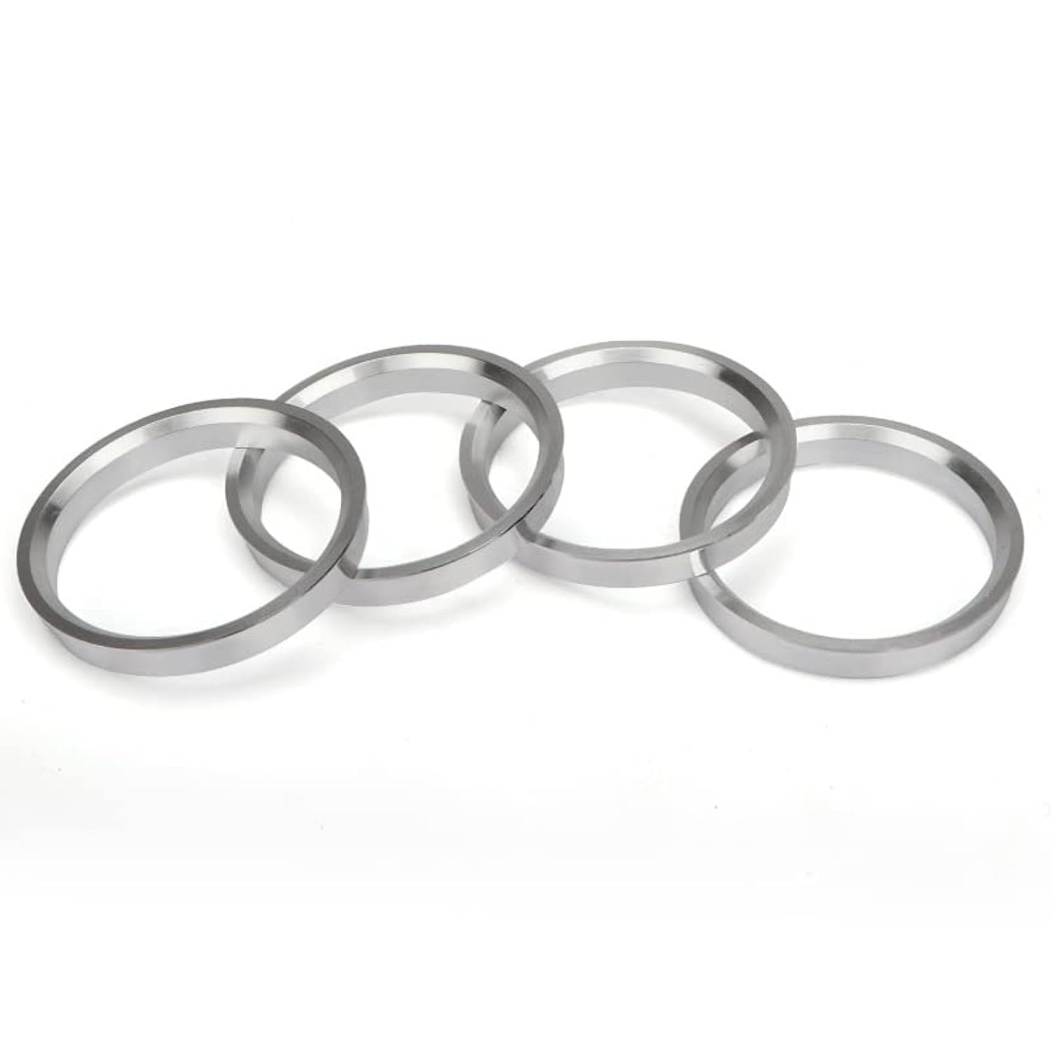 THE WHITE SHOP 4pc Wheel Hub Centric Rings 56.1 to 73.1 OD=73.1mm ID=56.1mm - Aluminium Alloy Wheel Hubrings 73.1 to 56.1